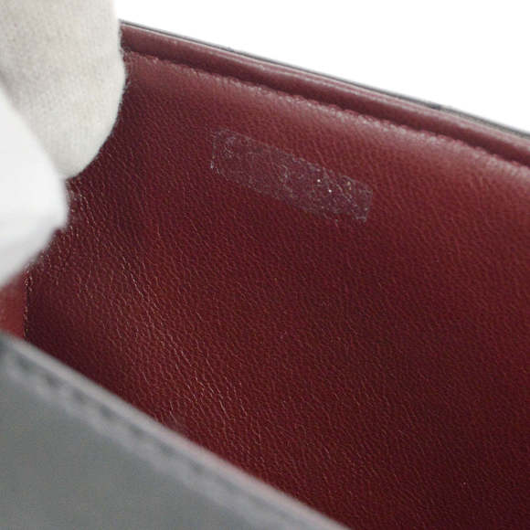 CHANEL 1994-1996 Classic Flap Handbag Medium Black Lambskin 97372 - Picture 10 of 10